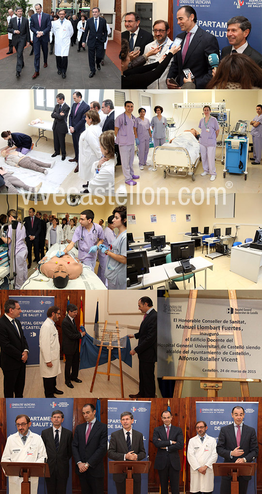 Inauguración del edificio docente del Hospital General Universitari de Castelló Inauguración del edificio docente del Hospital General Universitari de Castelló