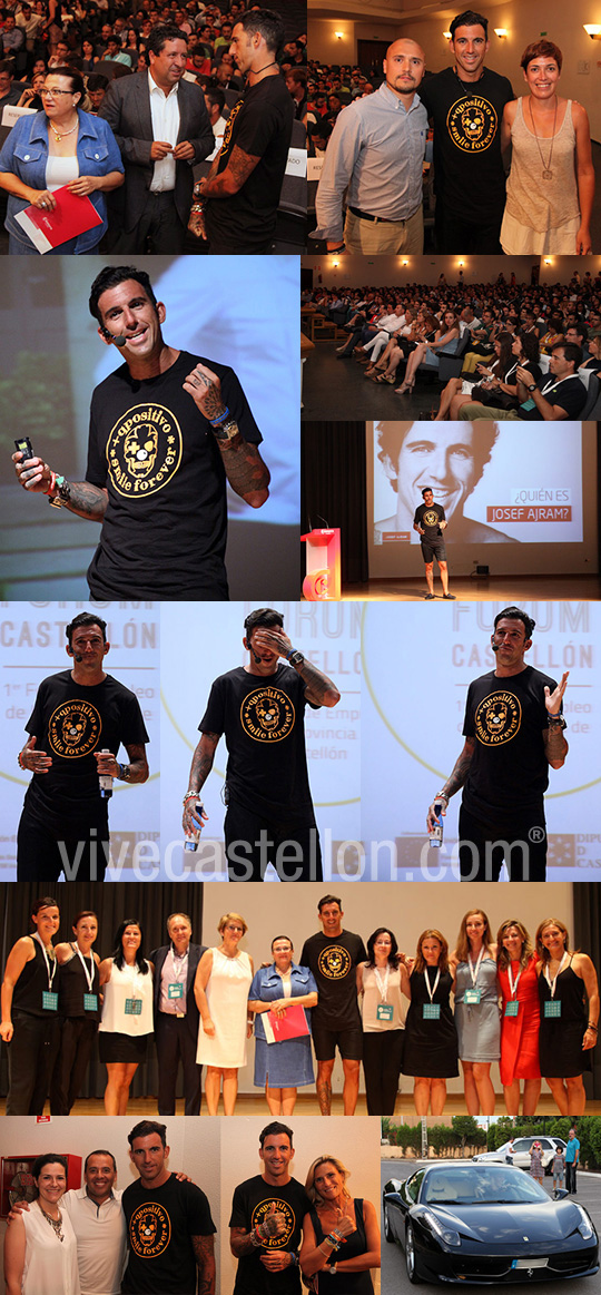 Conferencia de Josef Ajram en el I Work Forum de Castellón Conferencia de Josef Ajram en el I Work Forum de Castellón