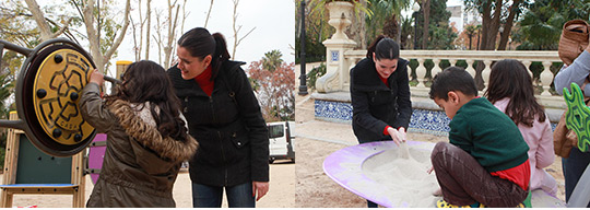 Se amplía la zona de juegos infantiles en el parque Ribalta de Castellón Se amplía la zona de juegos infantiles en el parque Ribalta de Castellón