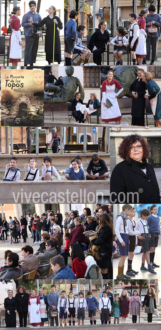 Representación teatral de La Memoria de los Topos en Castellón Representación teatral de La Memoria de los Topos en Castellón
