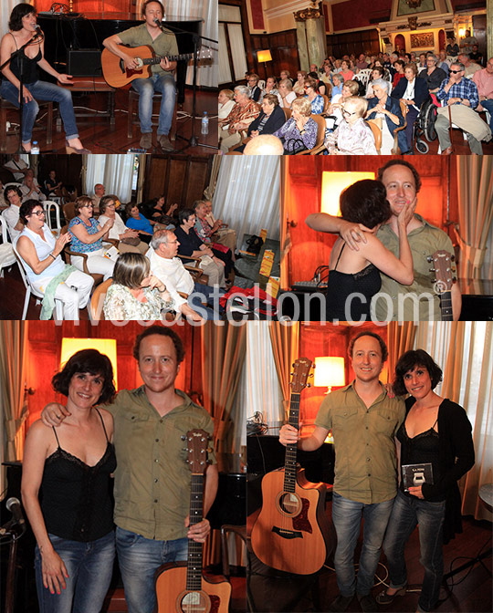 La Pepa en acústic, concierto de Pepa Cases y Héctor Tirado en el Casino Antiguo de Castellón