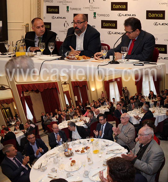 Enric Nomdedéu en el ciclo "Desayunos con..." del Real Casino Antiguo de Castellón