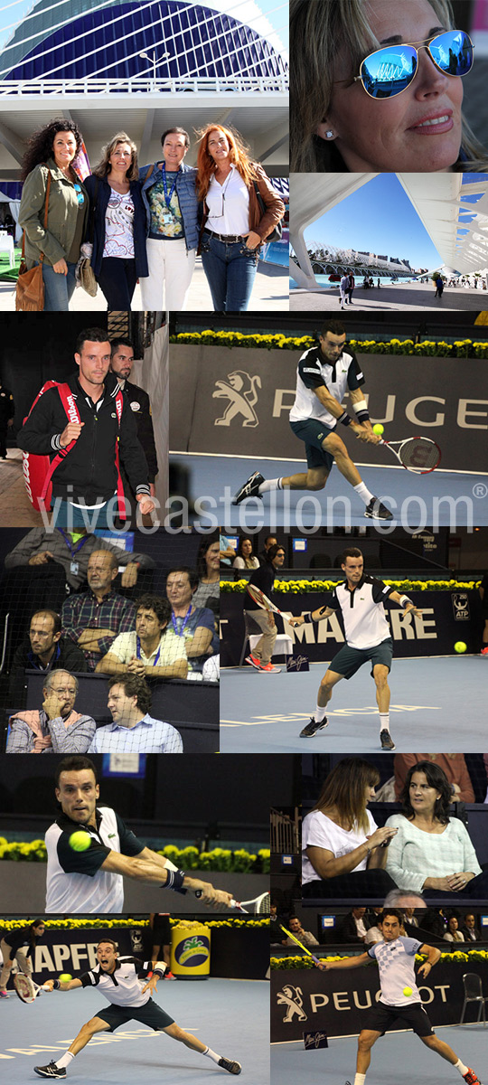 Imágenes del partido de Roberto Bautista contra Almagro en el Open de Tenis Imágenes del partido de Roberto Bautista contra Almagro en el Open de Tenis