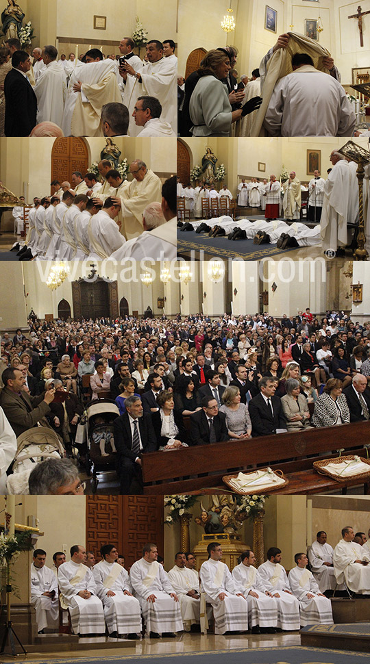 Ordenaciones sacerdotales en la Concatedral de Santa María de Castellón Ordenaciones sacerdotales en la Concatedral de Santa María de Castellón