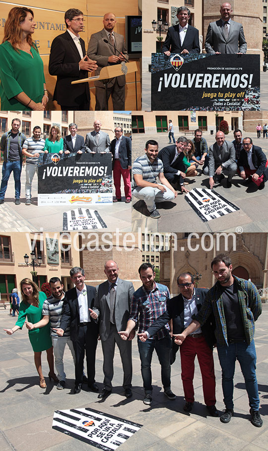 Presentación de la campaña ‘Volveremos’ del CD Castellón