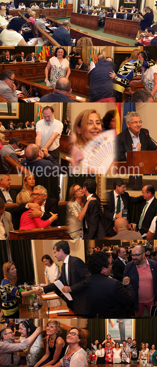 Emotivas imágenes del último pleno ordinario del ayuntamiento de Castellón Emotivas imágenes del último pleno ordinario del ayuntamiento de Castellón