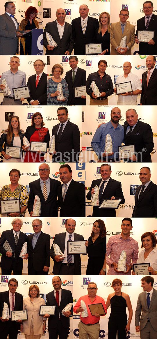 Entrega de los V Premios COPE Castellón Entrega de los V Premios COPE Castellón
