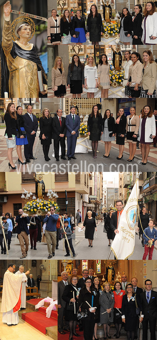 Salida en procesión con la imagen de San Vicente hasta la Santísima Trinidad Salida en procesión con la imagen de San Vicente hasta la Santísima Trinidad