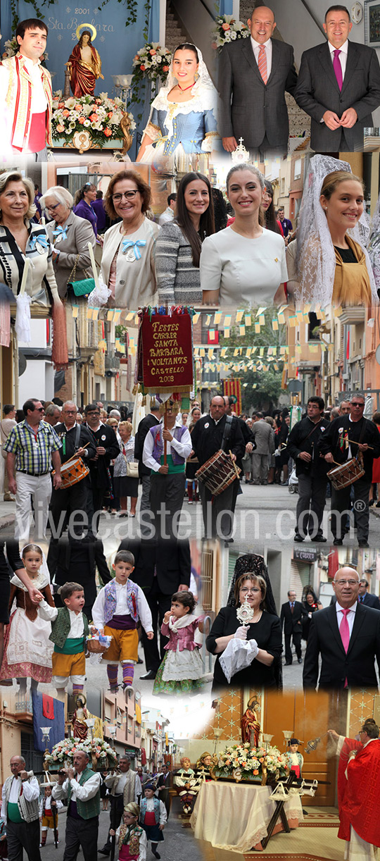 Procesión de la Asociación Cultural de Fiestas de la Calle Santa Bárbara y alrededores Procesión de la Asociación Cultural de Fiestas de la Calle Santa Bárbara y alrededores