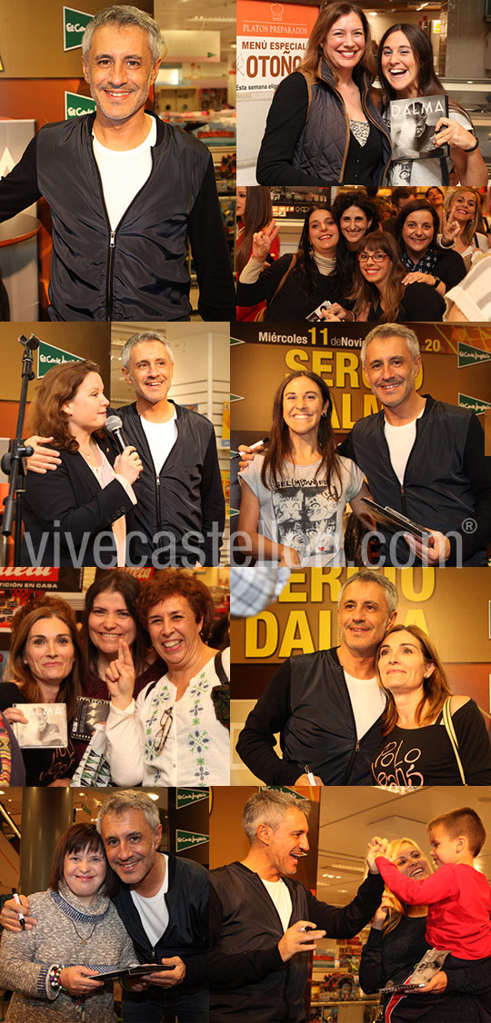 Sergio Dalma firma discos en Castellón