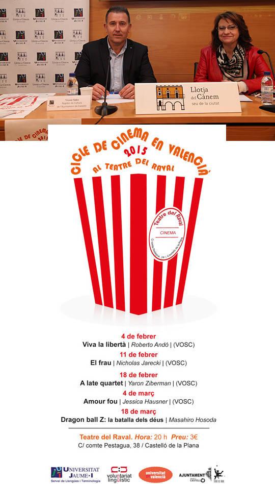 Ciclo de Cine en Valenciano en el Teatre del Raval de Castellón