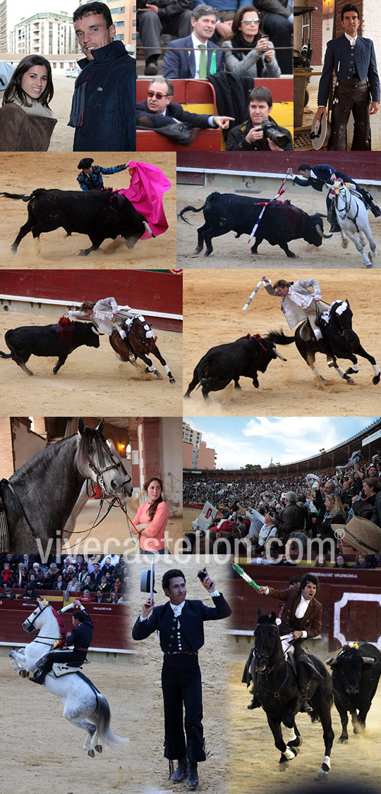 Corrida de rejones de la Feria de la Magdalena 2015 en Castellón