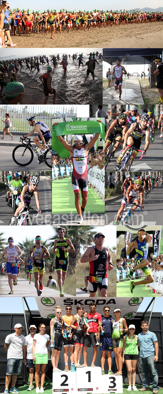 Amplio reportaje fotográfico del Triatlón de Castellón Amplio reportaje fotográfico del Triatlón de Castellón