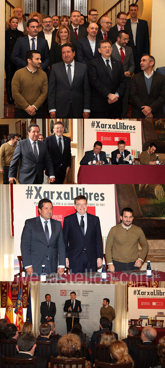 Firma del convenio de colaboración del programa Xarxa Llibres