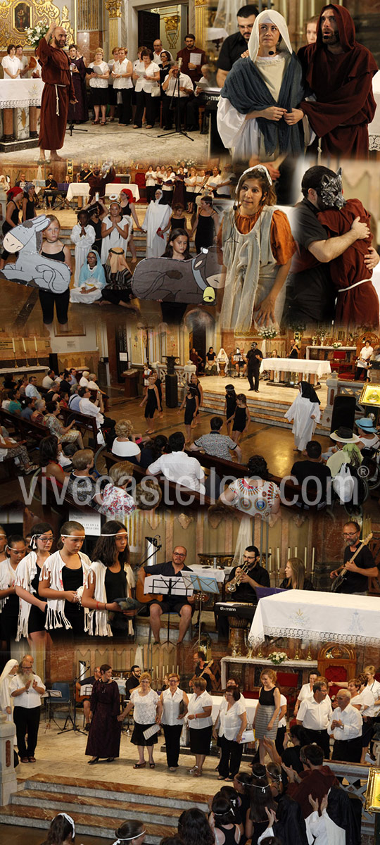 Tras los pasos de san Francisco, musical