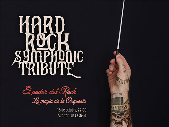 Tributo sinfónico a los mejores temas del Hard Rock en el Auditorio de Castellón