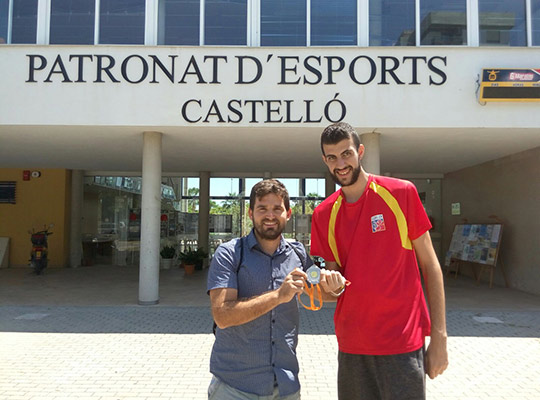 Javier Pasqual del Pobil, subcampeón de España de Selecciones Autonómicas de la liga FEDDI de baloncesto