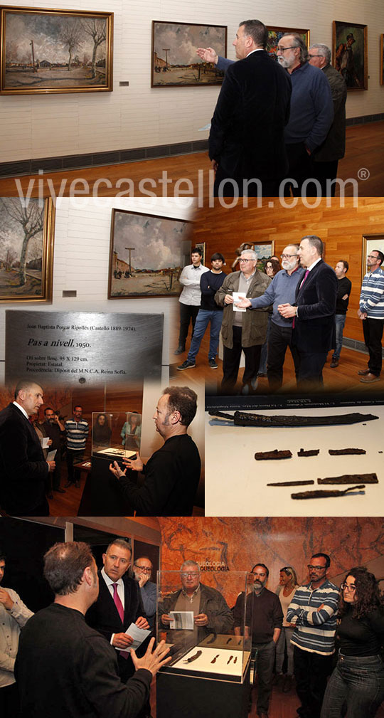 Pas a nivell de Joan Baptista Porcar y Ganivets en el Museo de Bellas Artes de Castellón