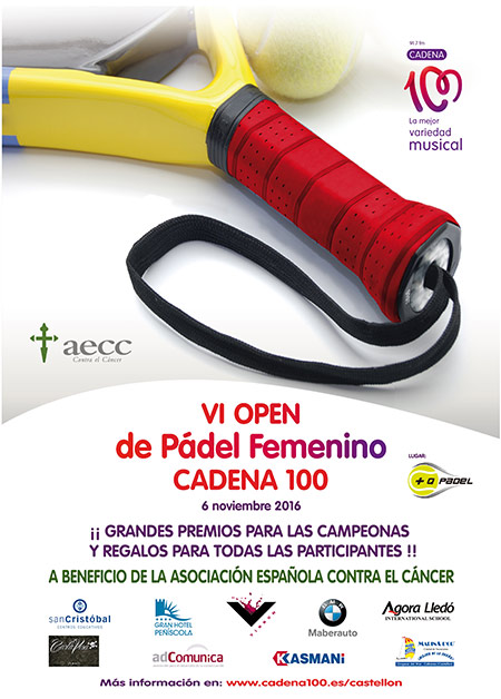VI Torneo de Pádel Femenino de Cadena 100 Castellón