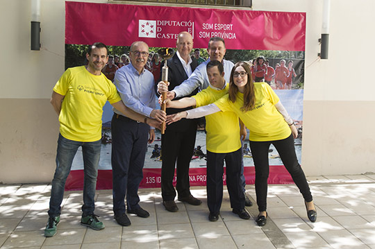 La Diputación acoge la recepción de la antorcha de los Special Olympics con motivo del Torneo de Fútbol 7 Unificado La Diputación acoge la recepción de la antorcha de los Special Olympics con motivo del Torneo de Fútbol 7 Unificado