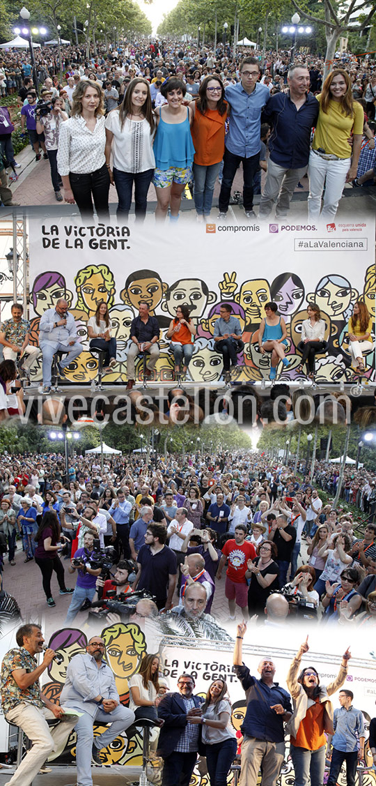 Mitin de campaña electoral elecciones “A la Valenciana” Mitin de campaña electoral elecciones “A la Valenciana”