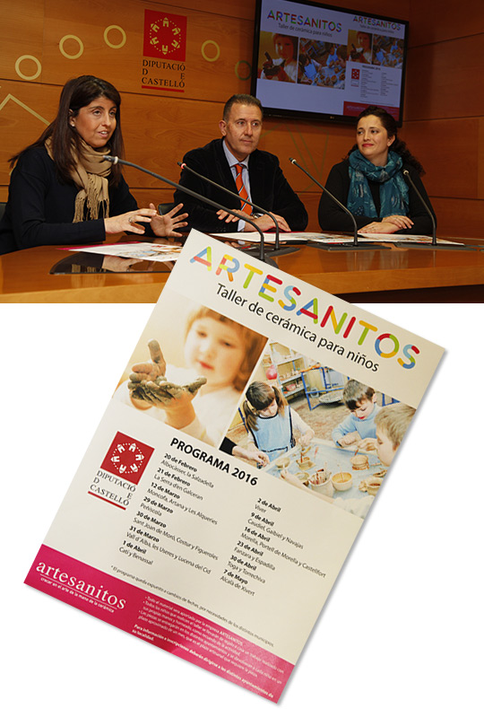 Presentación de la campaña Artesanitos, taller de cerámica para niños Presentación de la campaña Artesanitos, taller de cerámica para niños