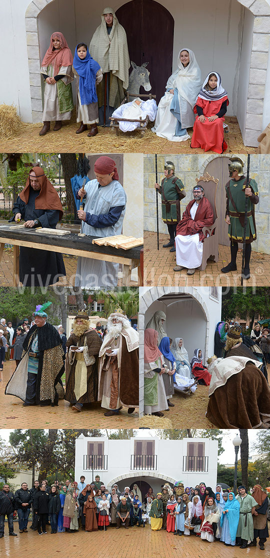 I Belén viviente benéfico en el parque Ribalta de Castellón I Belén viviente benéfico en el parque Ribalta de Castellón