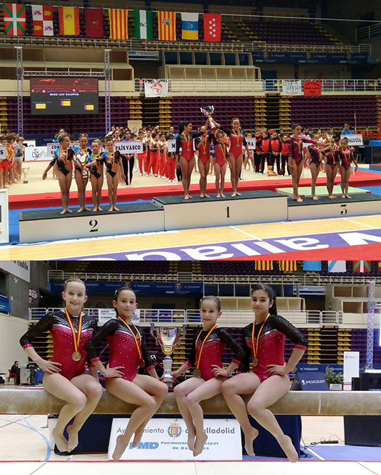 4 gimnastas de Castellón campeonas de España gimnasia artística 4 gimnastas de Castellón campeonas de España gimnasia artística