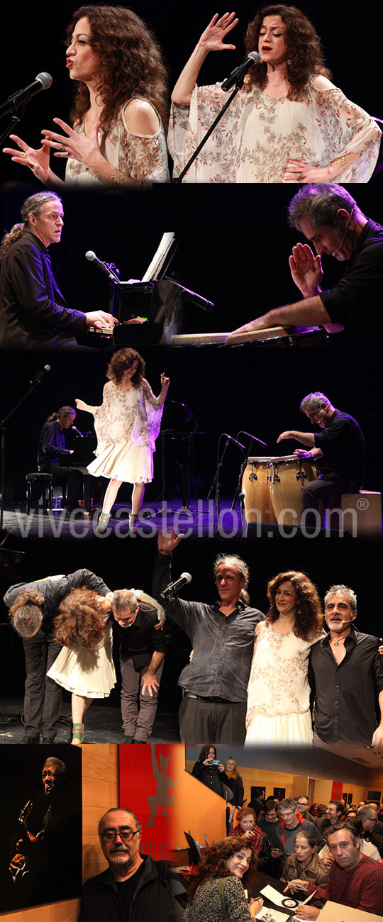 Actuación de Carmen Paris en el teatro del Raval