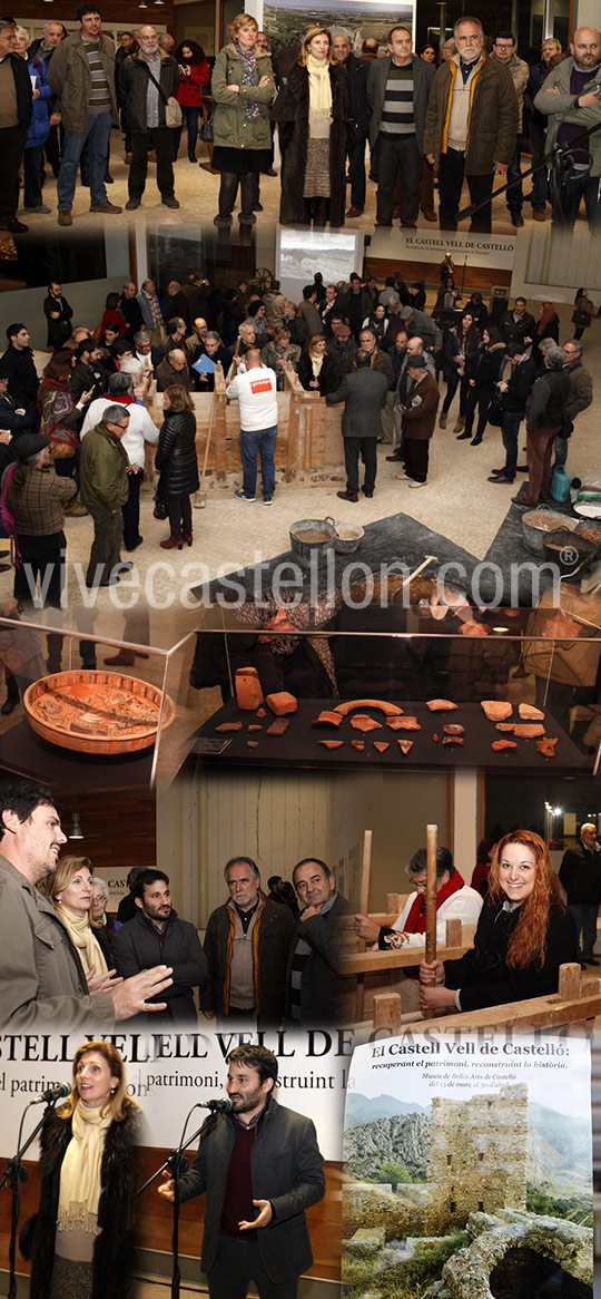 Exposición sobre la restauración del Castell Vell de Castellón Exposición sobre la restauración del Castell Vell de Castellón