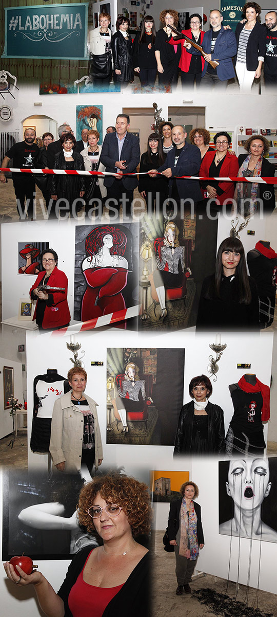 Exposición de arte negro en La Bohemia en Castellón Exposición de arte negro en La Bohemia en Castellón