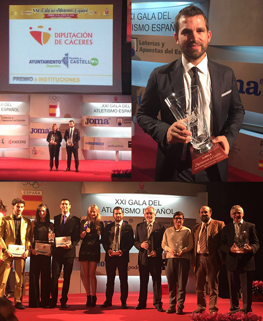 Castellón, premiada por la organización del Campeonato de España Absoluto de Atletismo Castellón, premiada por la organización del Campeonato de España Absoluto de Atletismo