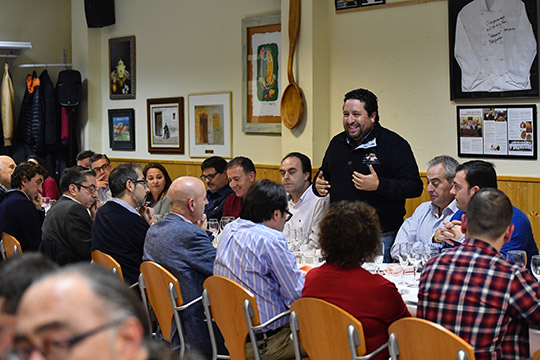 Tradicional cena de navidad del grupo Popular con los medios de comunicación de Castellón