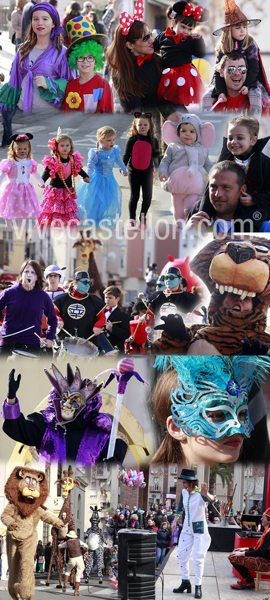 Desfile infantil en el Carnaval del Grao de Castellón Desfile infantil en el Carnaval del Grao de Castellón