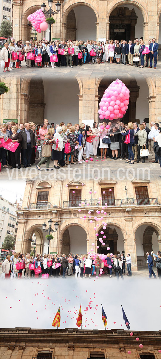 Celebración del Día Contra el Cáncer de Mama en Castellón Celebración del Día Contra el Cáncer de Mama en Castellón