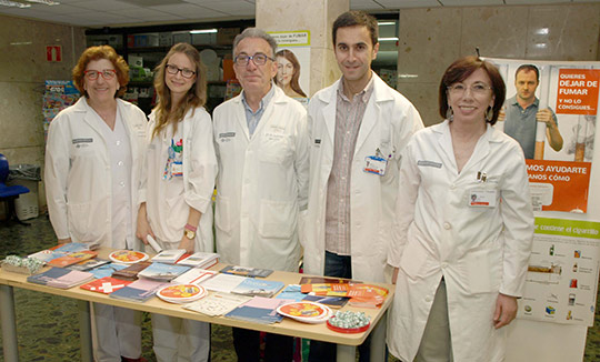 El Hospital General de Castelló se suma al Día Mundial contra el Tabaco El Hospital General de Castelló se suma al Día Mundial contra el Tabaco