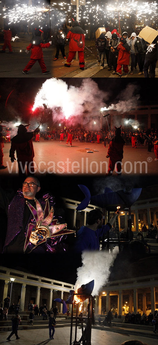Desfile y entierro de la sardina en el carnaval del Grao de Castellón Desfile y entierro de la sardina en el carnaval del Grao de Castellón