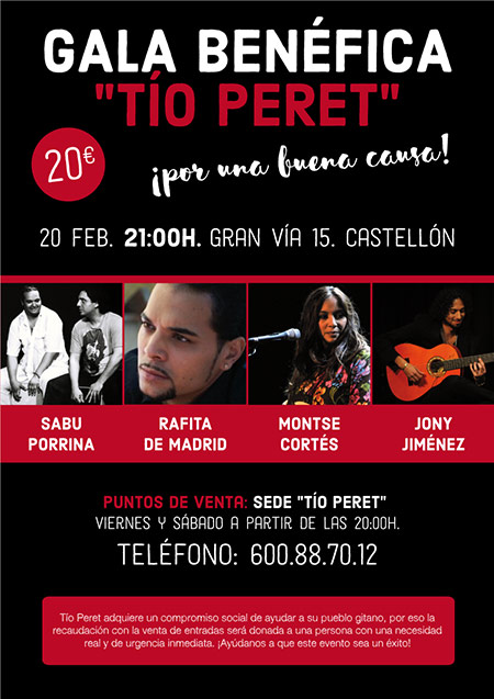Montse Cortés, Jony Jiménez, Rafita de Madrid y Sabu Porrina Montse Cortés, Jony Jiménez, Rafita de Madrid y Sabu Porrina