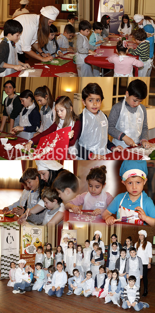 Taller de cocina para niños en el Real Casino Antiguo de Castellón Taller de cocina para niños en el Real Casino Antiguo de Castellón