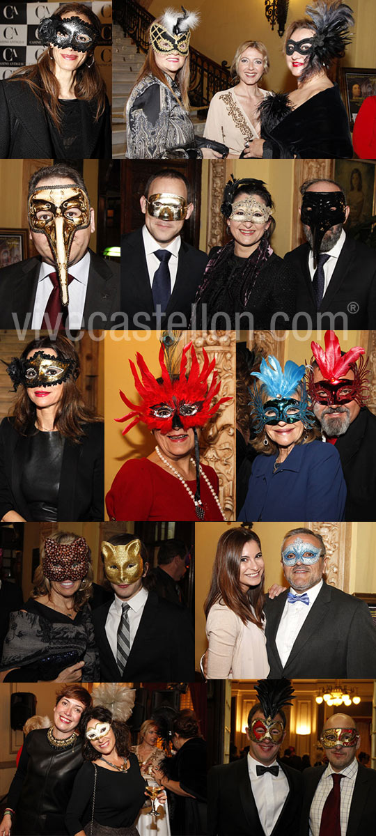 Noche de carnaval al estilo veneciano en el Real Casino Antiguo de Castellón Noche de carnaval al estilo veneciano en el Real Casino Antiguo de Castellón