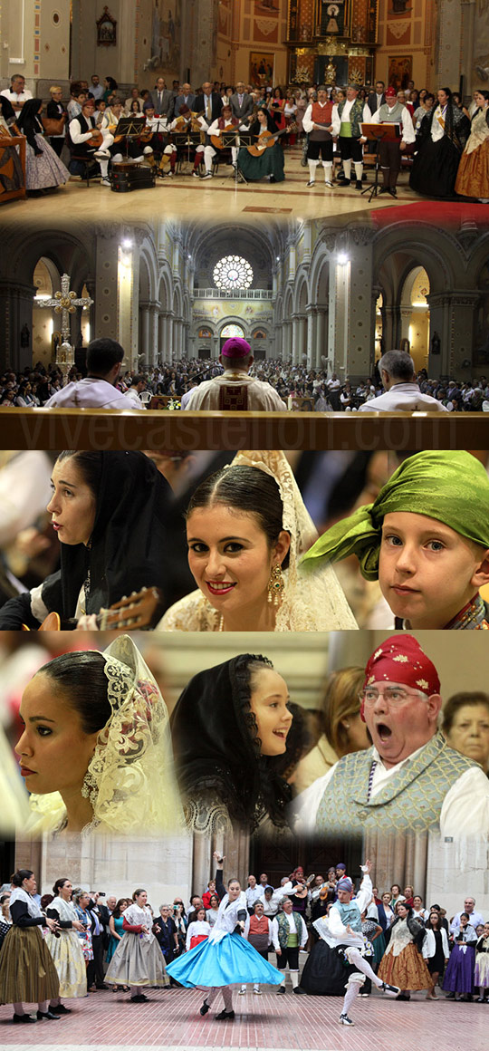 Misa aragonesa en Castellón con motivo de las fiestas del Pilar Misa aragonesa en Castellón con motivo de las fiestas del Pilar
