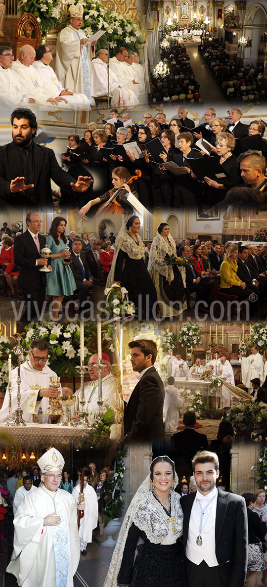 Solemne misa pontifical en la Basílica de Lidón