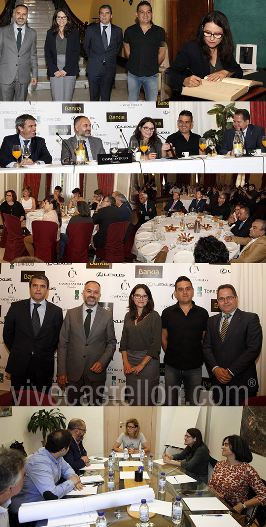 Mónica Oltra en los desayunos del Real Casino Antiguo de Castellón Mónica Oltra en los desayunos del Real Casino Antiguo de Castellón