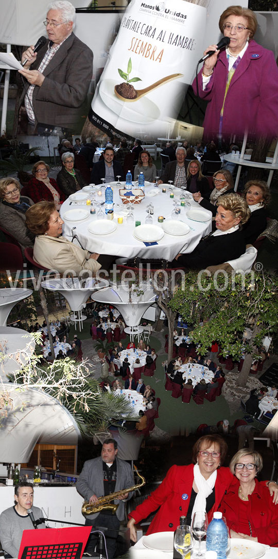 Cena del hambre de Manos Unidas en Castellón