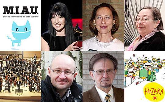 Galardonados de los Premios Arte Blanco Pilares de la Cultura