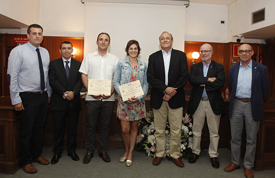 Mónica Giménez y David Peral, premios Doctor Barrera 2016 Mónica Giménez y David Peral, premios Doctor Barrera 2016
