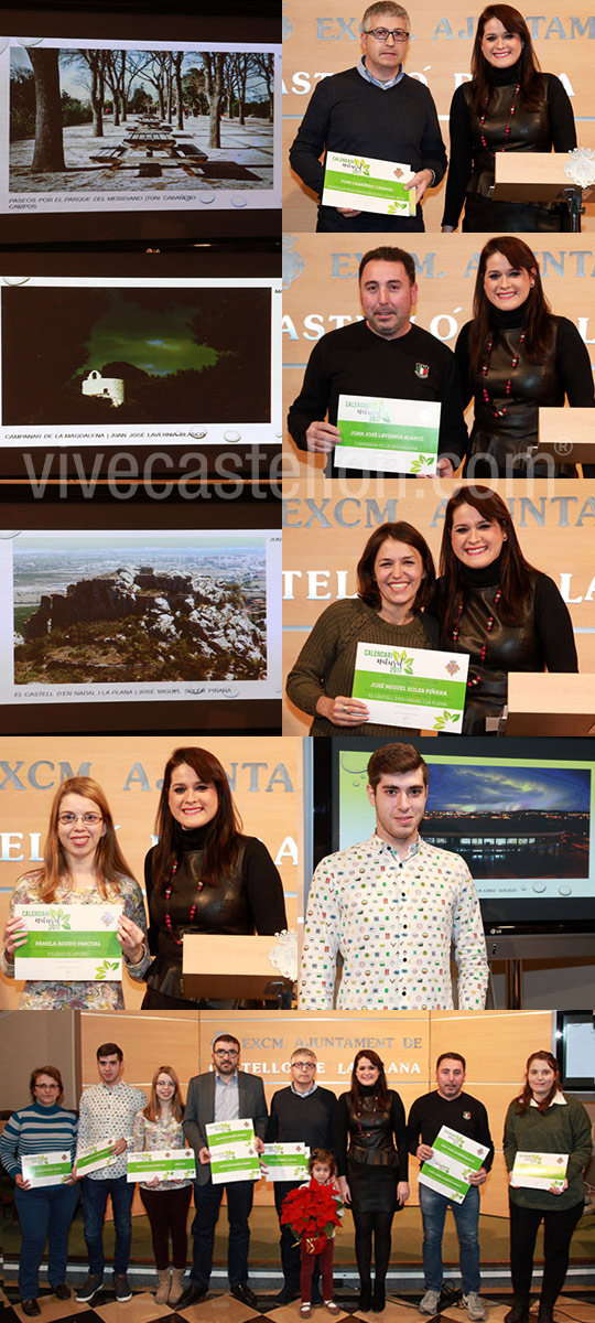 Premios del concurso fotográfico del Calendario Natural 2017