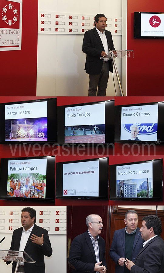 Diputación de Castellón reconoce con la Alta Distinción de la Provincia a Porcelanosa Diputación de Castellón reconoce con la Alta Distinción de la Provincia a Porcelanosa
