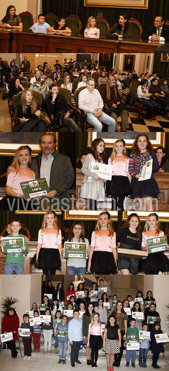 Entrega de premios del Concurso Escolar de Maquetas de Gaiata Ciutat de Castelló Entrega de premios del Concurso Escolar de Maquetas de Gaiata Ciutat de Castelló
