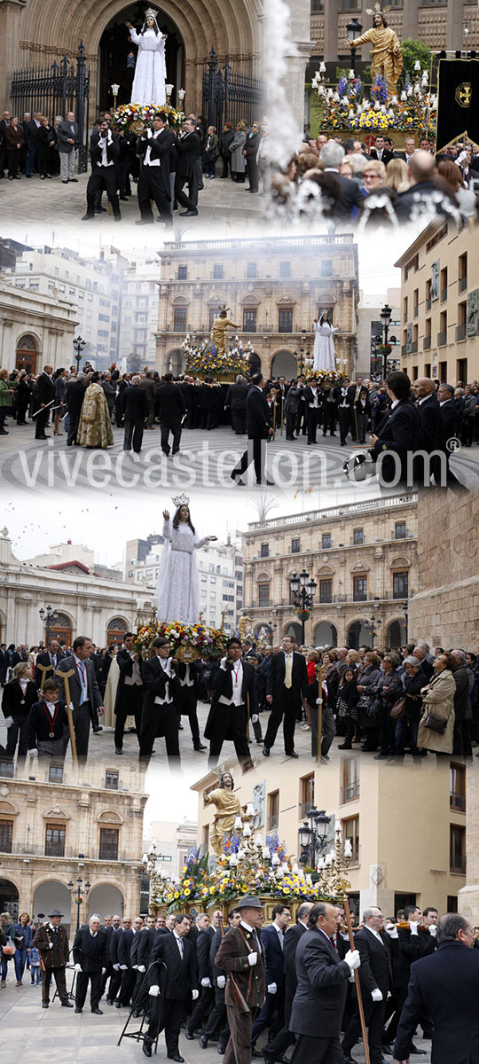Procesión del Encuentro en Castellón Procesión del Encuentro en Castellón
